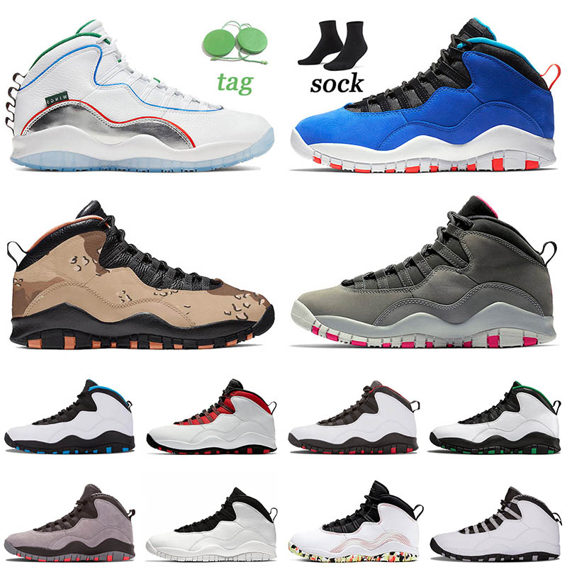 

2021 Arrival Air Jordan10s Retro Basketball Shoes 10s 10 Wings Desert Camo Ember Glow White Powder Blue Off Womens Sneakers Mens Trainers Size 40-47