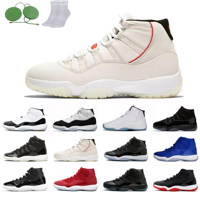 

11s fashion basketball shoes man PRM Heiress Midnight Navy blue 72-10 gym red space jam Platinum Tint Prom Night Legend Concord 45 23 Bred High Anniversary athletic, 25th anniversary