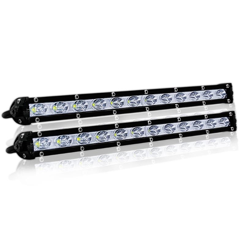 

Car Headlights EURS LED Work Light 13INCH 60W One Rows Bar Modified Off-road Lights Roof 6000K 12000LM IP68
