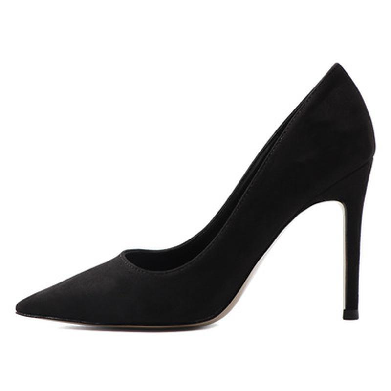 

Dress Shoes 2021 Woman Pumps Classic Women Basic Heels Shallow Wedding Sexy Stiletto, Black
