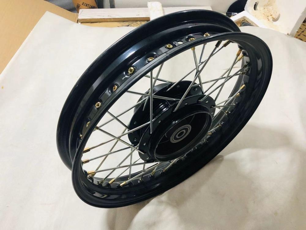 

CG125 Front 2.15X17 Rear 2.5x17 Black Motorcycle Wheel Rim