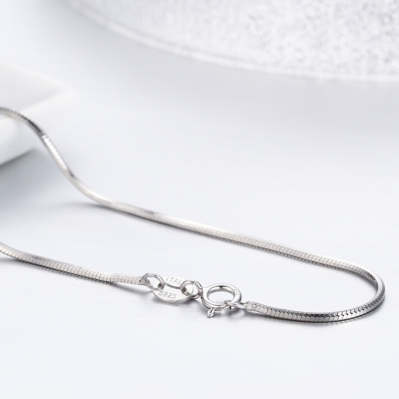 Shop Mens Thin Silver Chain Necklace UK 