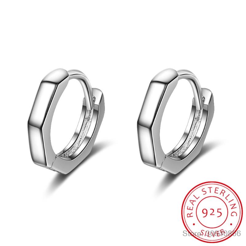 

Hoop & Huggie Simple 925 Sterling Silver Smooth Circle Small Earring For Baby Kids Child Girls Cute Loop Huggies Jewelry