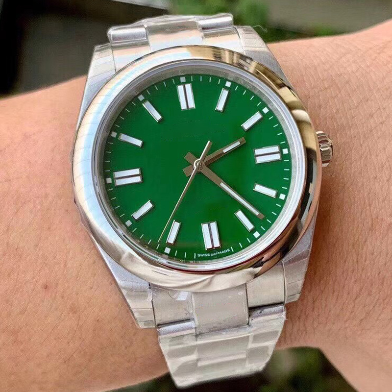 

5-Men watch version Montre de luxe male automatic mechanical movement outdoor sports watches 41mm stainless steel luminous designer, Box