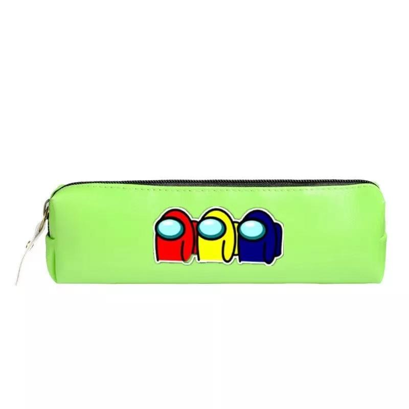 

Pins, Brooches Game Peripheral College Style Multi-color Pu Pencil Case Pen Holder Storage Bag Stationery