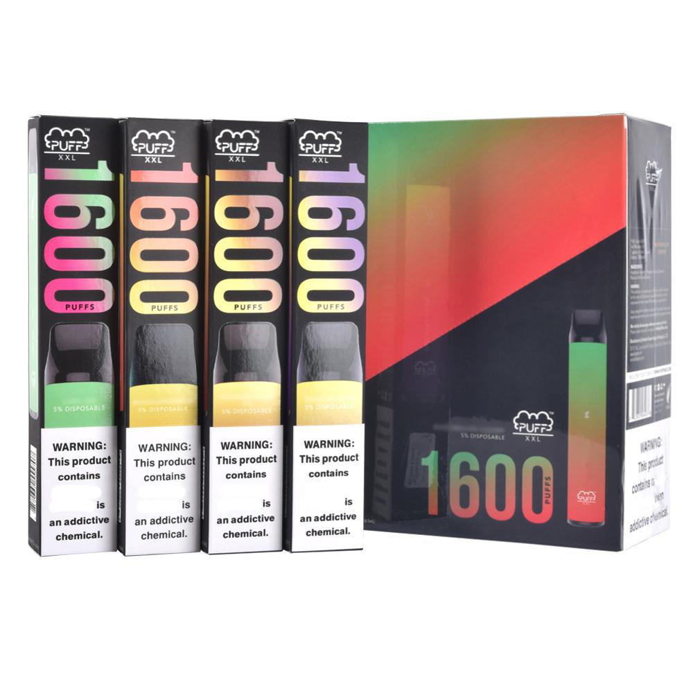 

Puff XXL 1600 puff Disposable Vapes Kit Puff Bars XXL Vape Pen Puffbar XXL Vaporizer Electronic Cigarette Carts Vaporizer Free Shipping