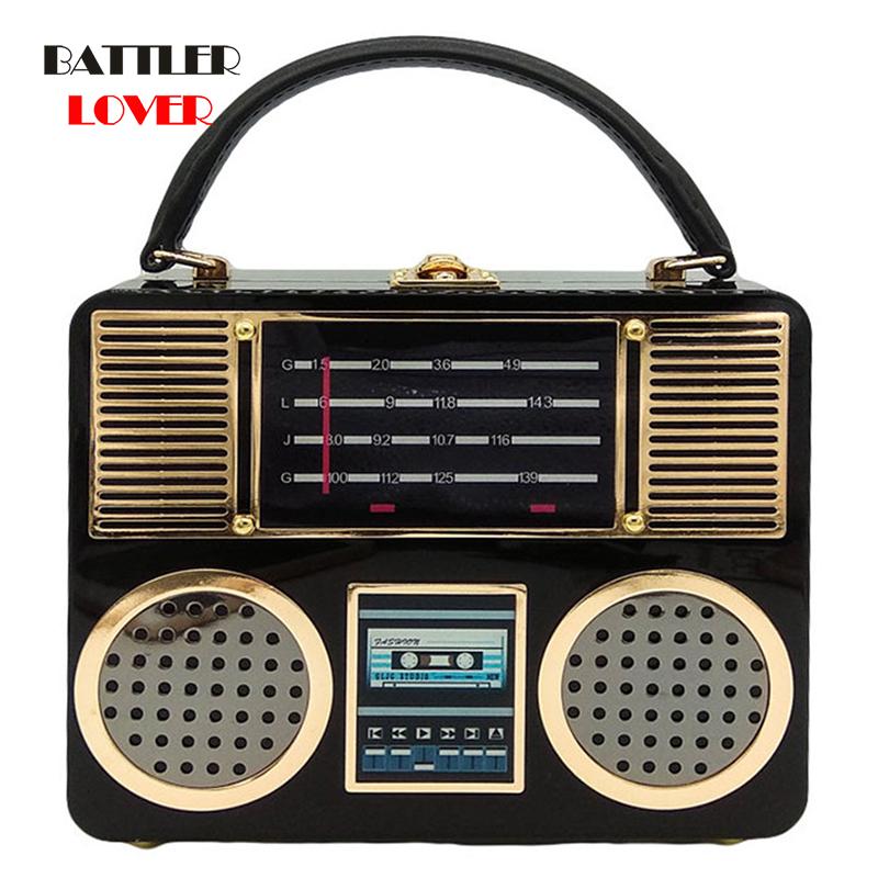 

Cross Body Bags For Women 2021 Vintage Retro Radio Acrylic Box Clutch Evening Handbags Totes Ladies Crossbody Shoulder Bag, 100 pcs choose this