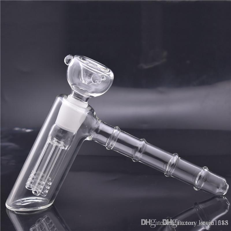 

Hammer glass Bong Water Pipes with 6arm tree Filter Tube Glass Oil burner Bongs Hand water Pipe for Smoking with 18mm male oil burner pipe