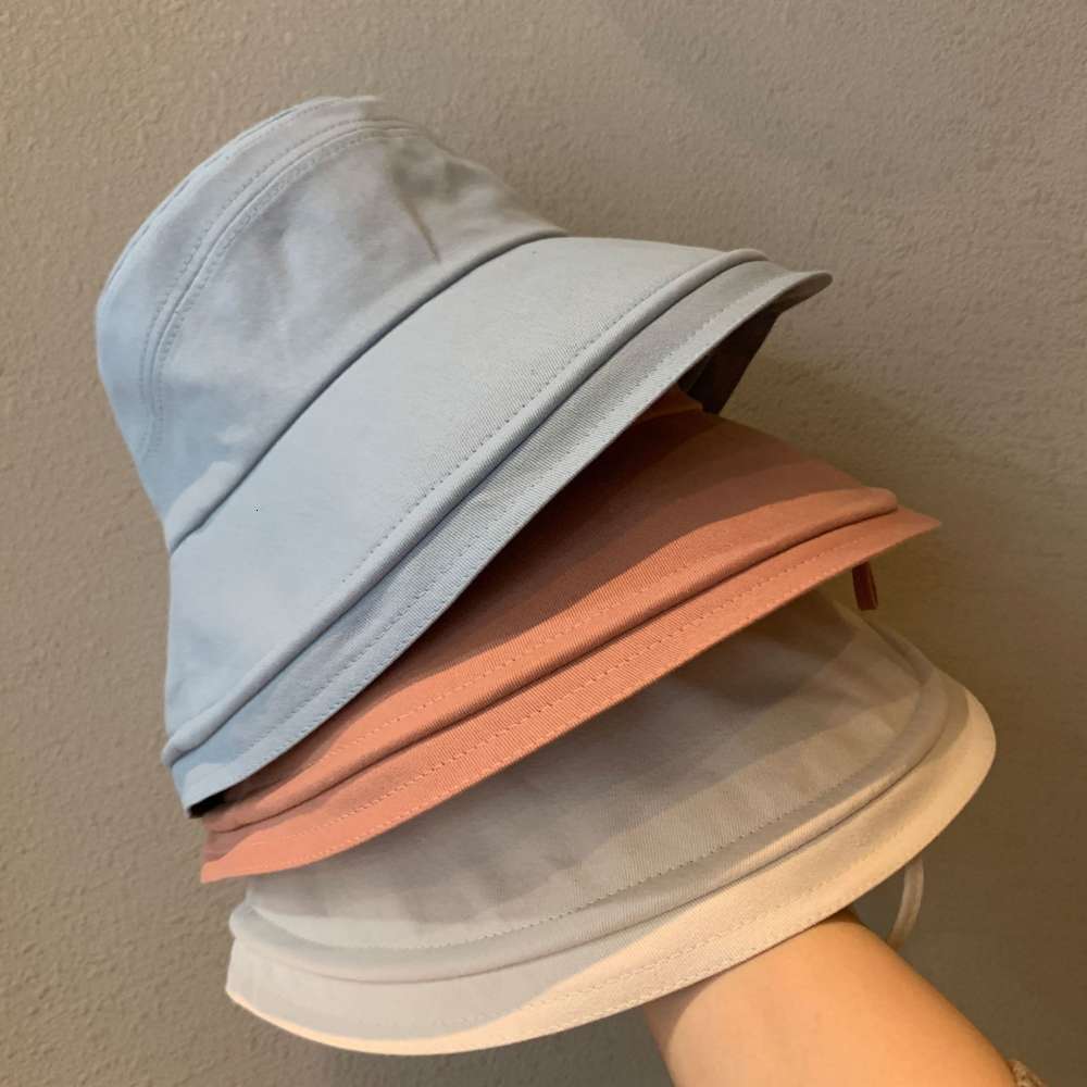 

Fisherman's hat for women's face in spring and Autumn, Blue;gray