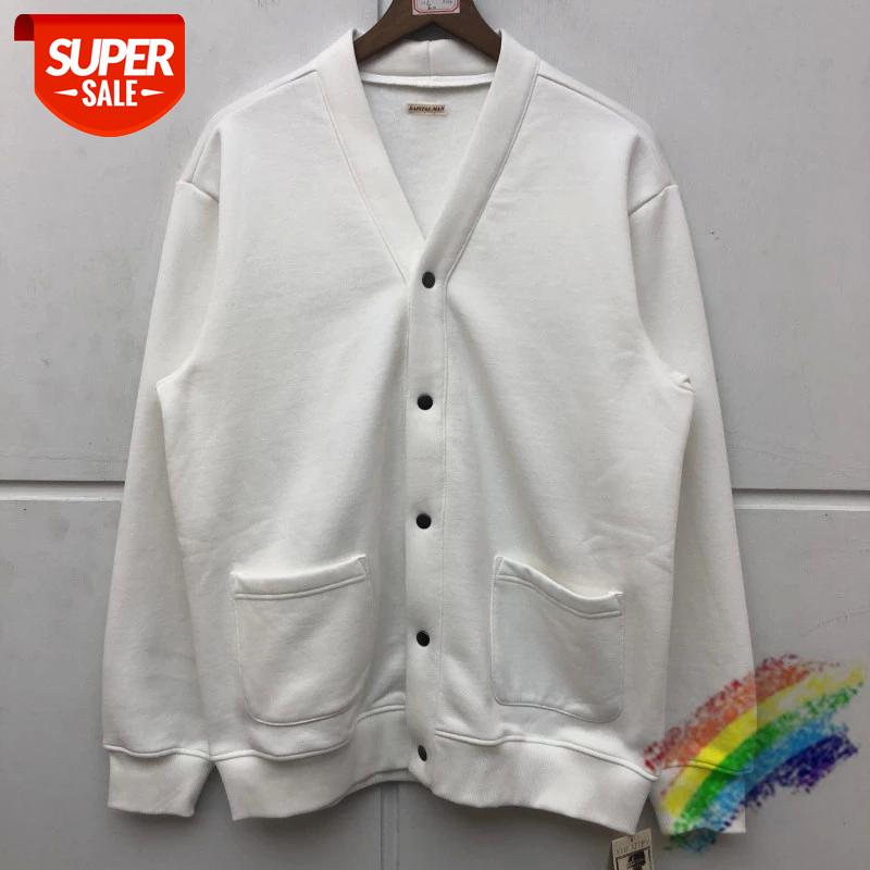 

Cardigan Single Breasted Kapital Sweatshirts Men Women Top Quality Plus Velvet Hoodie White Black Gray Pullover #IK1l