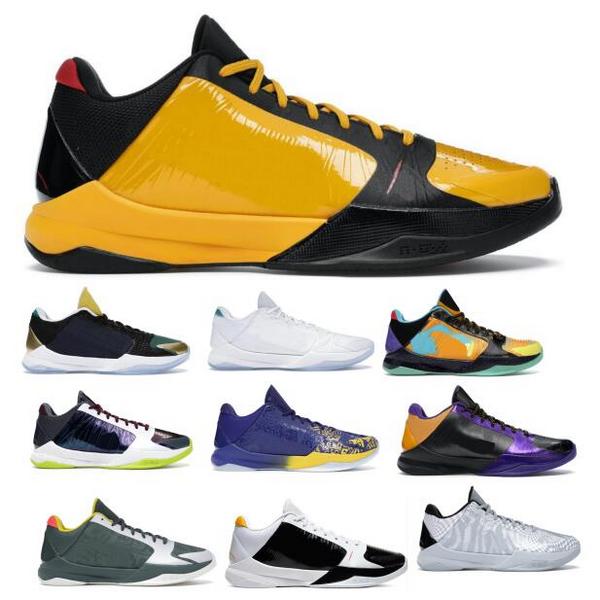 

5 Protro Mamba Basketball Shoes Sneakers Zebra Lakers Undefeated What If Multi White Bruce Lee Alternate Rings Zoom ZK5 5s V Men Trainer, Beige