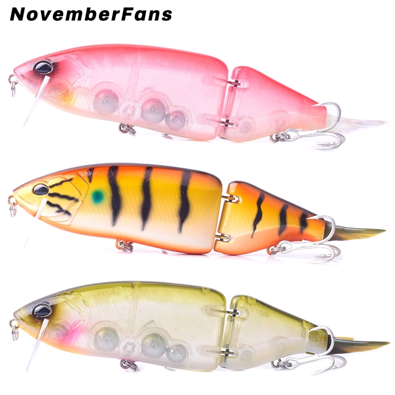 

NovemberFans High Quality Float Jointed Crank Swimbait Fishing Lures 165mm 59g Jointed Wobbler Artificial Bait for Fishing 220120