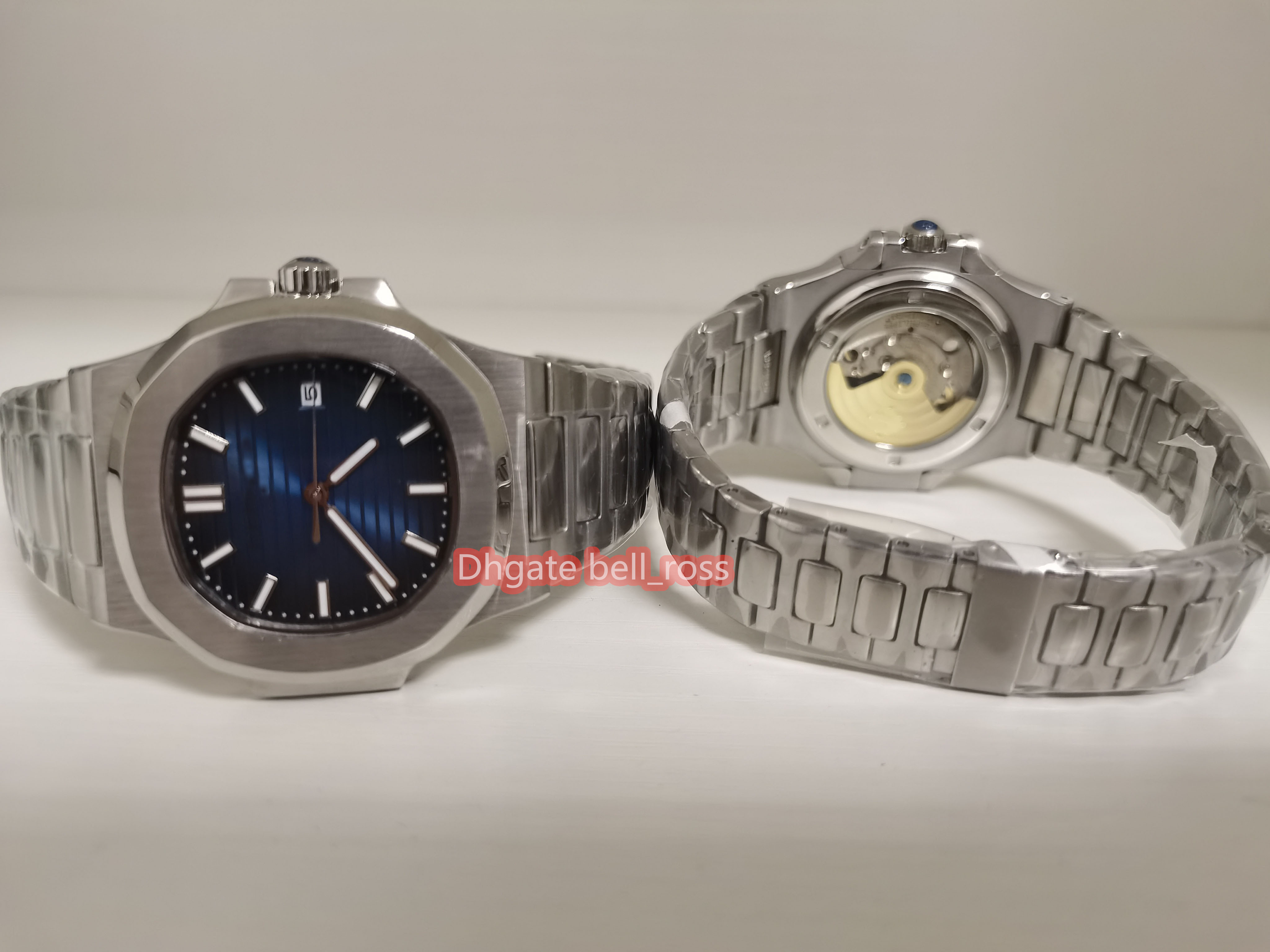 

New Original Box bfan Factory Mens Automatic Movement 40 mm Watch Blue Dial Classic 5711/1A Watches Transparent Back Wristwatches, Buy tool