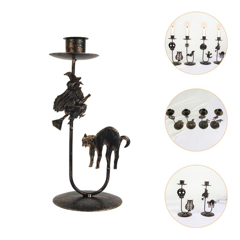 

Candle Holders Romantic Candlestick Iron Adornment Creative Desktop