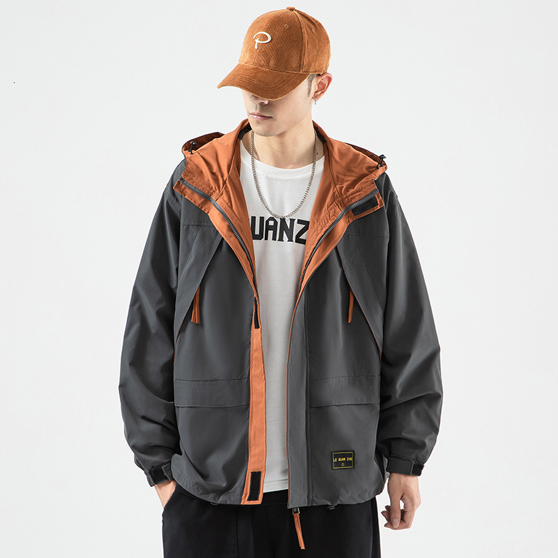 

2021 New Brand Clothing Casual Cargo Warm Black Hooded Winter Jackets Men's Parkas Bomber Windbreakers Coats 07m7, Hj20053 5