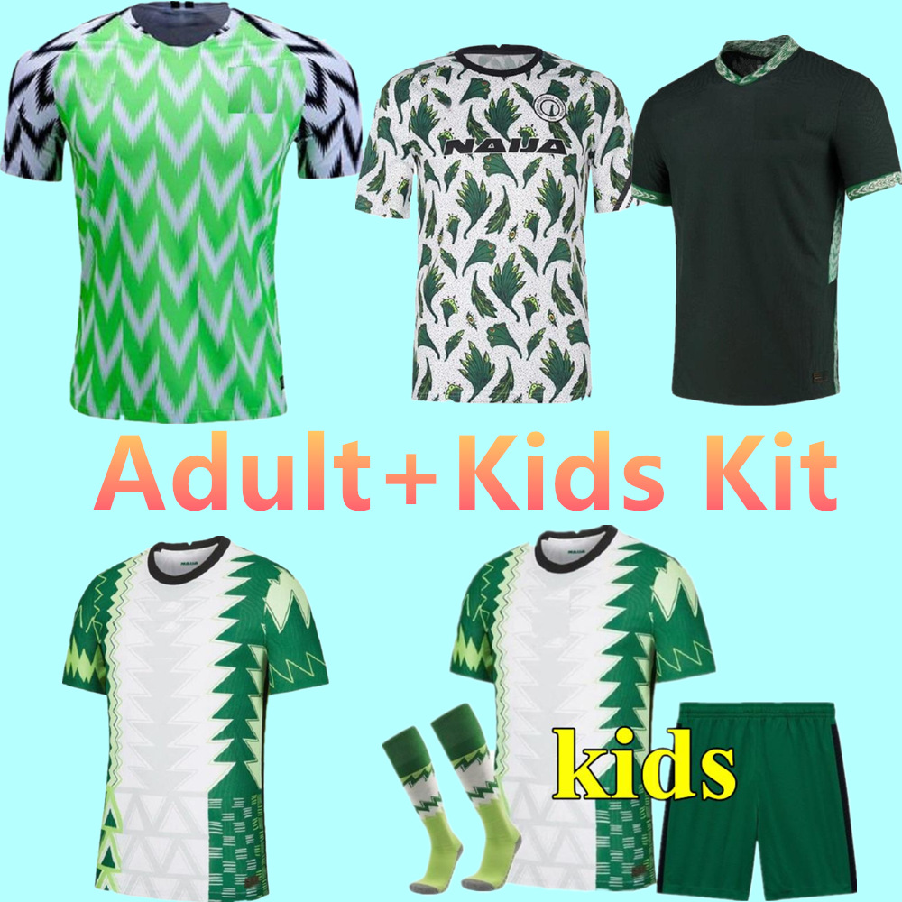 

18 19 20 21 soccer jerseys MUSA Simon Etebo Ejuke MIKEL Moses NIGERIA NDIDI IGHALO Iheanacho Onazi football jersey Home Away men and kids shirt, Colour 6