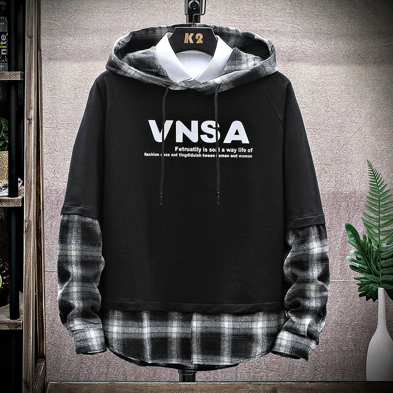 

2021 New Autumn Spring Print Hoodies Women Sweatshirts Hiphop Men Casual Hoodie Pullover 24hy, Black