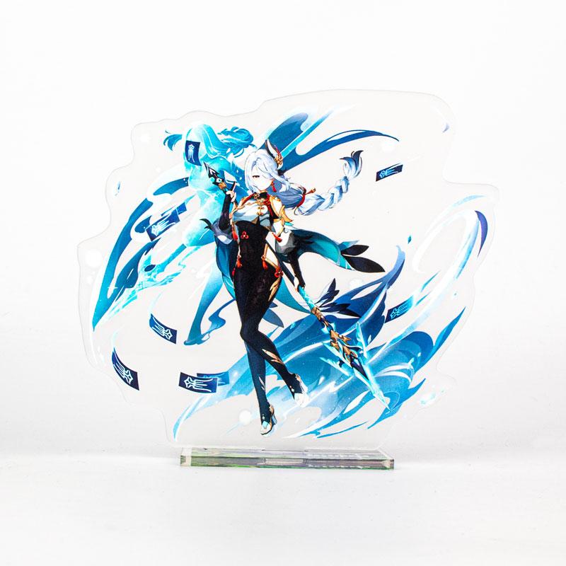 

Keychains Anime Figures Genshin Impact Shenhe Yunjin Zhongli Xiao Hutao Acrylic Stand Models Plate Desk Decor Standing Sign Gifts