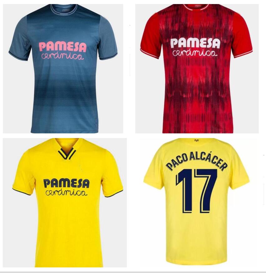 

2021 Villarreal CF S.CAZORLA Soccer Jerseys finals champions 21 22 Home Away TAKE GERARO CHUKWUEZE Shirt Parejo PACO ALCÁCER MOI GOMEZ Football uniform