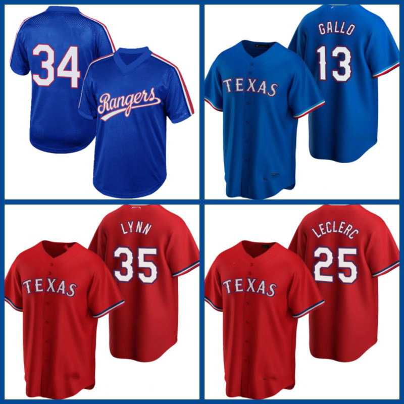 

Texas 13 Joey Gallo Rangers Jersey 12 Rougned Odor Jose Leclerc Nate Lowe Nick Solak Baseball David Dahl Leody Taveras Kyle Gibson Custom, Blue;black