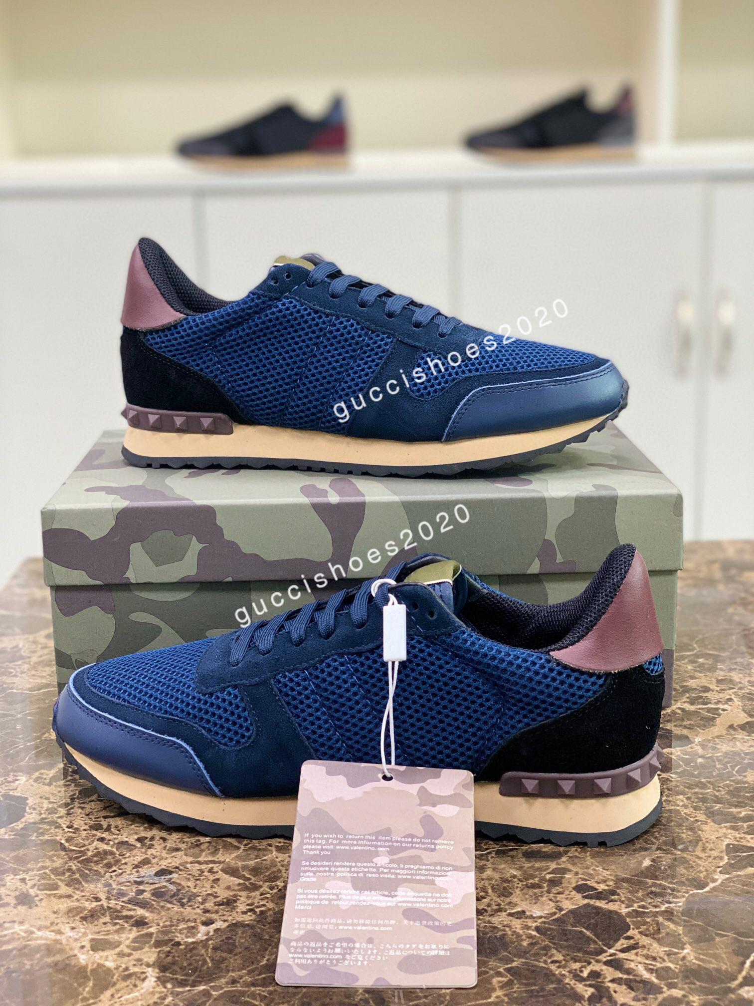 

Fashion designer luxury men sneaker sneaker boot casual shoes high top couple sports shoes wholesale vintage trainers, 06