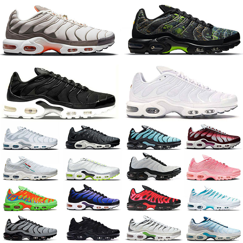 

2021 Tn Plus Running Shoes For Mens Big Size Us 12 First Use Beige Orange Atlanta Pink Fade Blue Miami Vice Bred Multi Men Women Trainers Designer Sneakers Eur 36-46, A25 black white 40-46
