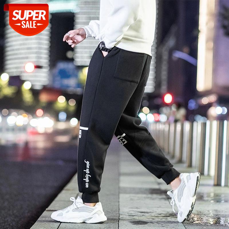 

2020 Spring Autumn Black GREEN Men Pants Fashions Joggers Casual Sweatpants Track Men'S Sweat Trouser #xn5g