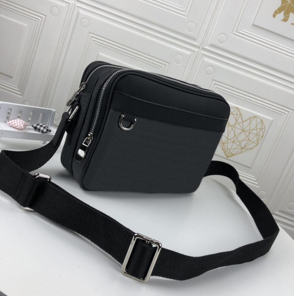 

Men's Handbags Shoulder Bags brand Messenger Bag zipper 2021 Fashion Luxurys Designers Bags leather wallet Cross body waist pack Full of sporty air size 29X21X8cm, Paper box