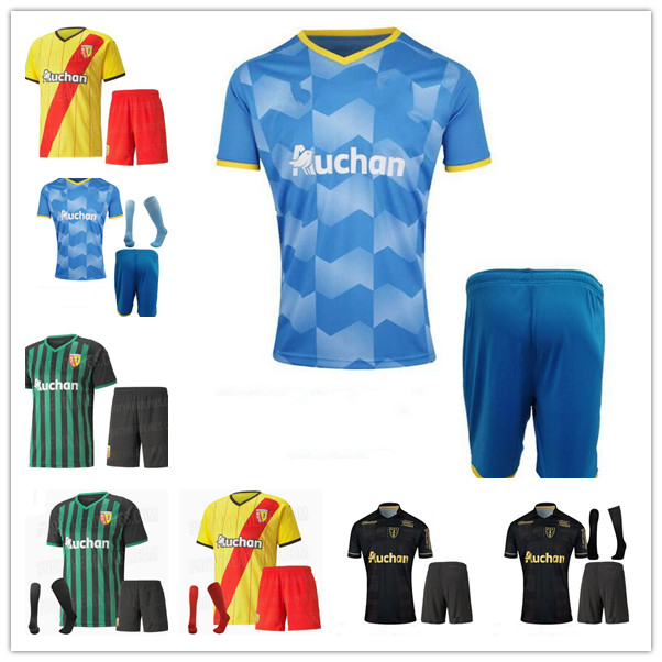 

2022 RC Lens Sainte-Barbe soccer jerseys Kakuta Ganago Sotoca Muinga Medina Bade 2021 maillot de foot Men Kits Kids football uniform 10, 11