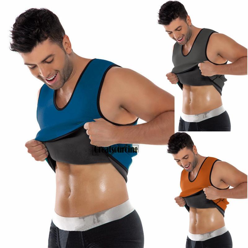 

Men's Body Shapers XS-5XL Slimming Vest Men Corsets Waist Trainer Neoprene Shaper Cincher Posture Train