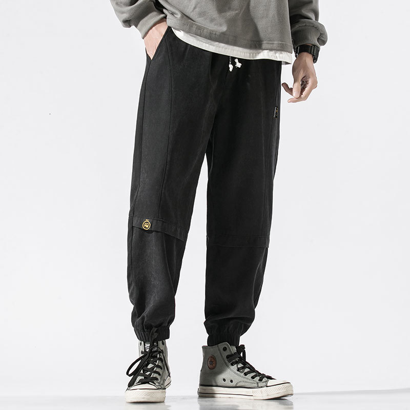 

2021 Spring Brand Sweatpants Men Clothing Joggers Harajuku Plus Size Casual Fashion New Homme Trousers Clothes 66v2, Khaki