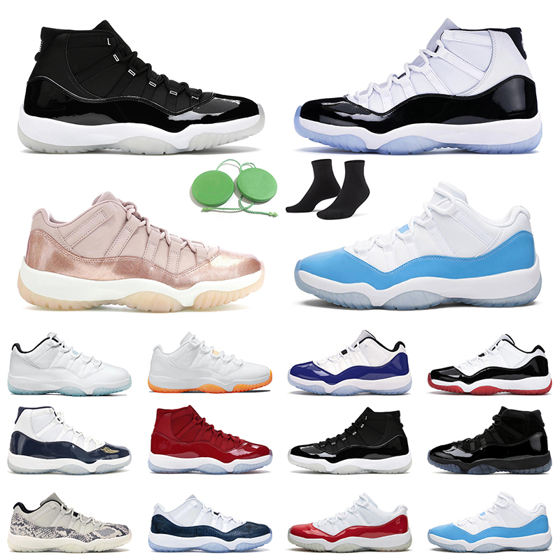

jumpman 11 UNC men women Basketball Shoes 11s Low Legend light Blue Bright Citrus Jubilee 25th Anniversary outdoor sports sneaker