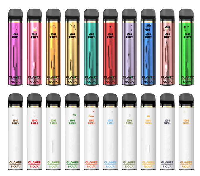 

original glamee nova 4000 puffs disposable vape electronic cigarettes