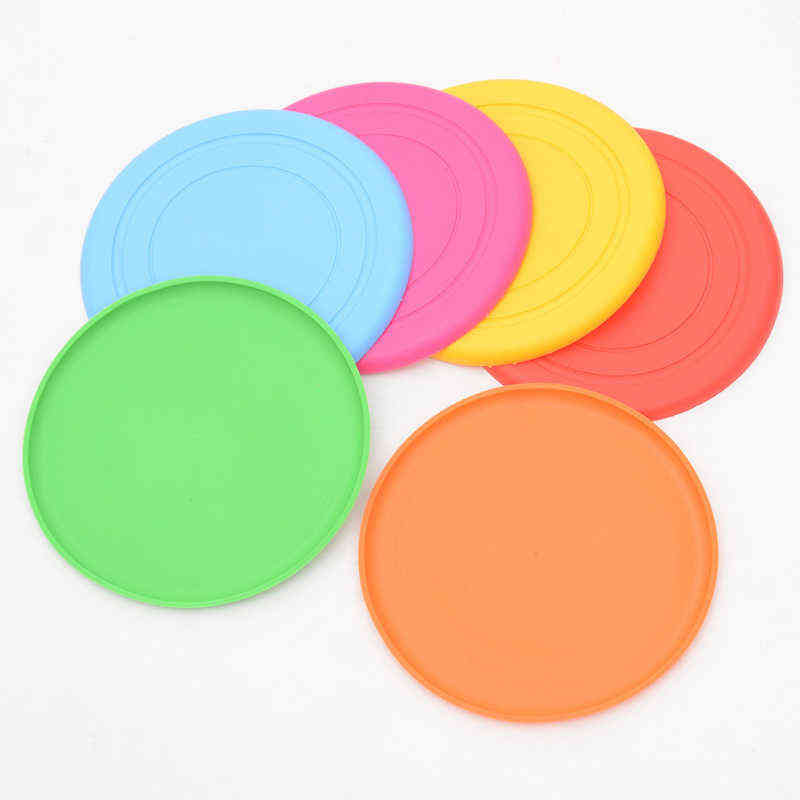 1pcs Funny Silicone Flying Saucer Dog Cat Toy Dog Game Flying Discs Resistant Chew Puppy Training Interactive Pet Supplies6