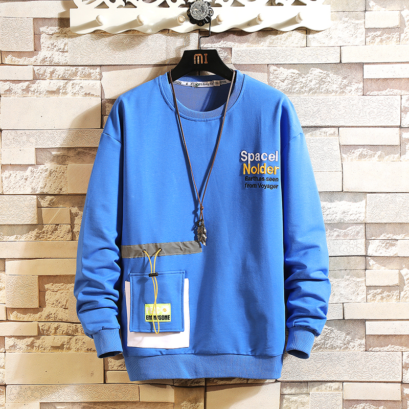 

New Outono Primavera 2021 Hoodies Moletom Masculino Preto Branco Solto Hip Hop Punk Pulver Streetwear Roupas De Moda Casual Oversize Rc21, W606 d