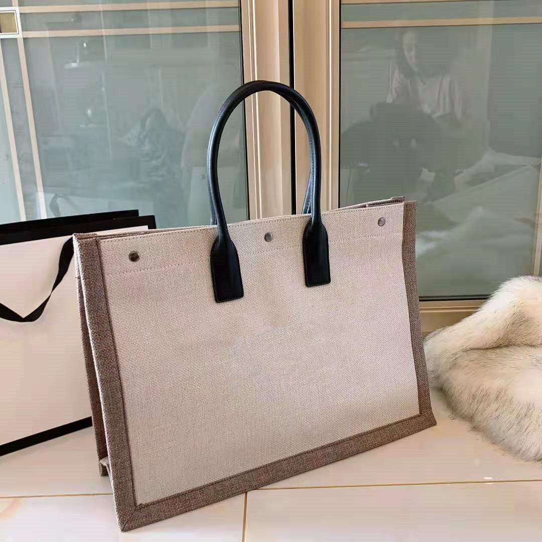 

Paris designer design bags quality handbag fashion retro national style canvas flax large capacity shopping bag