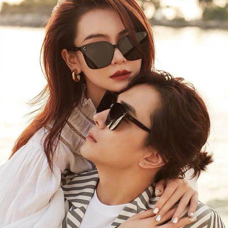 

Sunglasses XCYC Men Women Polarized Korean Fashion Trend Retro Travel Anti-Ultraviolet Sun Glasses Couple UV400 A19