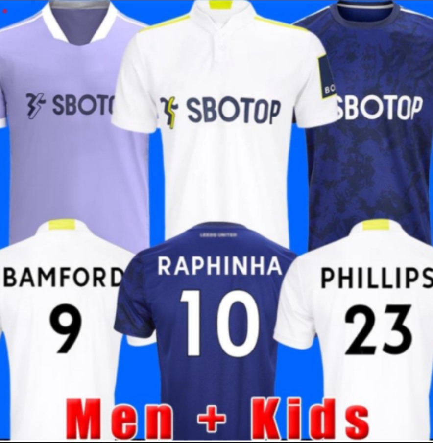 

Soccer jerseys 21 22 T ROBERTS HARRISON HERNANDEZ COSTA BAMFORD ALIOSKI CLARKE UNITed 2021 2022 football shirt uniform, Home+epl