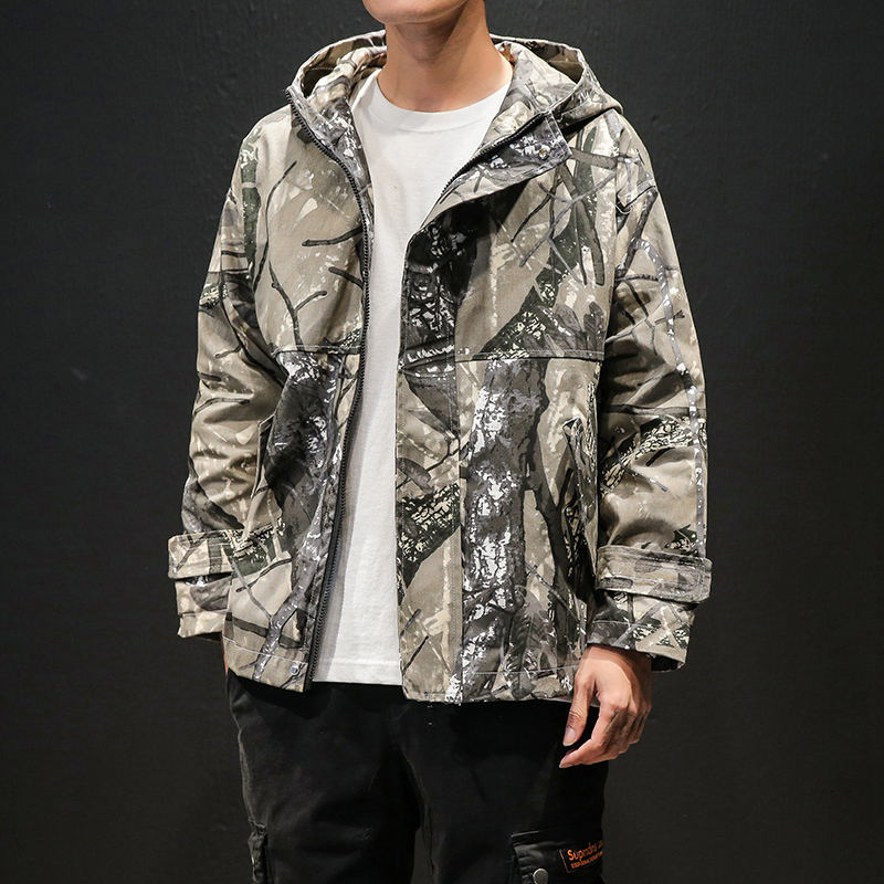 

New 2021 Military Camouflage Jackets Men Hooded Waterproof Tactical Jacket Casual Zipper Pocket Cotton Army Outerwear Coat Budx Gp2d, Camouflage yellow