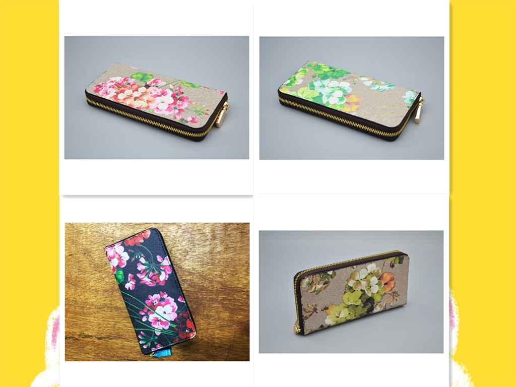 

Luxurys Designers Wallet Geranium Print Fashion Bags Card Holder Carry Around Women Money Cards Coins Bag Men Leather Purse Long Business Wallets letter #8, Pink