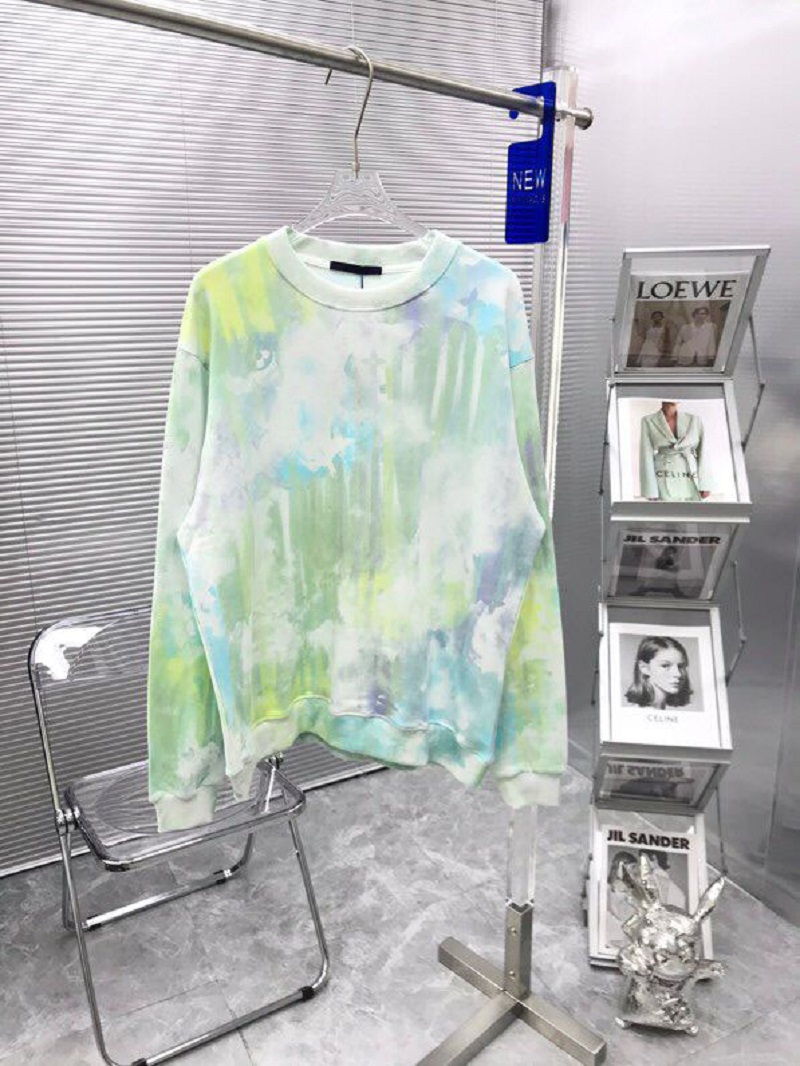 

2021 fall/winter new fashion designer printed hoodie curled fabric women's men's high-quality round neck sweater pullover jacket 2o097