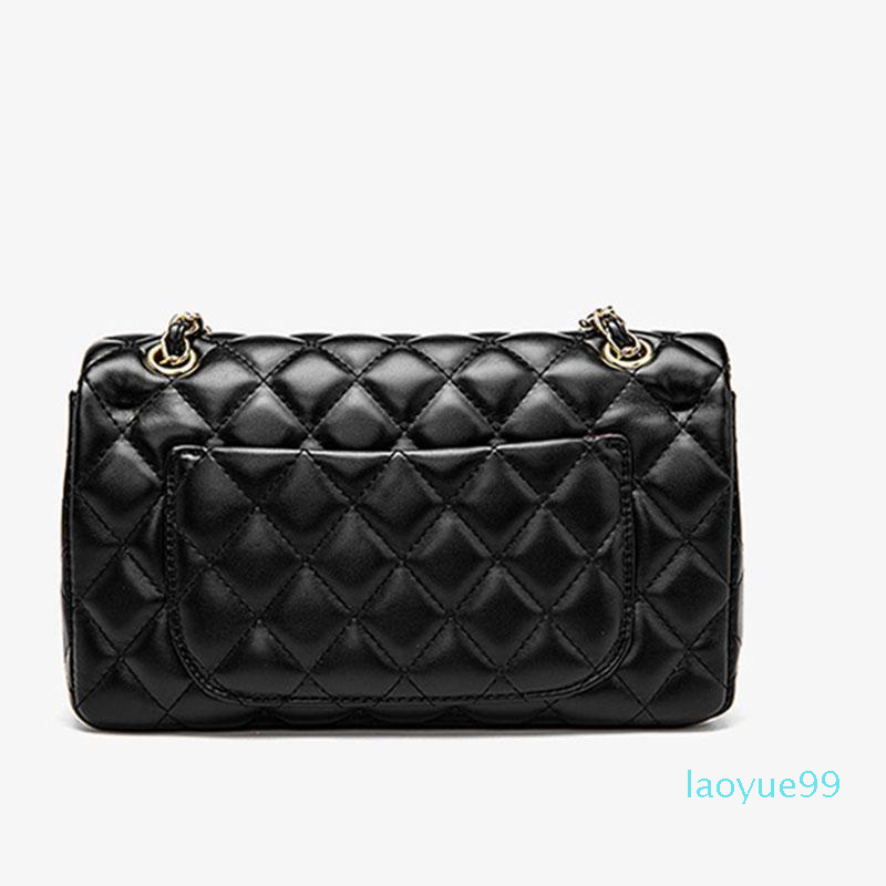 

Designer- Women Bag Chain Crossbody Handbag Designer Flap Elegant Office Retro Fashion Shoulder bags, Black gold chain