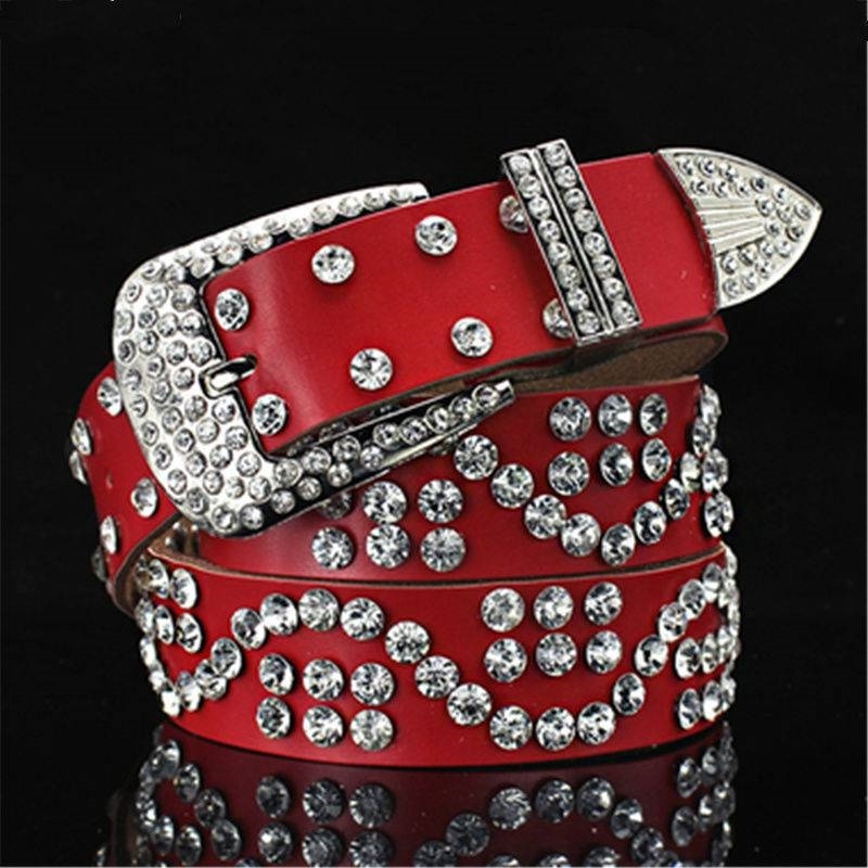 

Designer belts 2023 Buy one get three free women's with decorative buckle fashion wide diamond belt 100 factory outlet