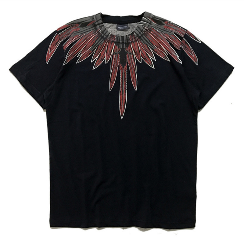 

Tees Tee T-Shirt Shirt T-shirts Sword wing T-shirt tide brand youth fashion street leisure short sleeve, White