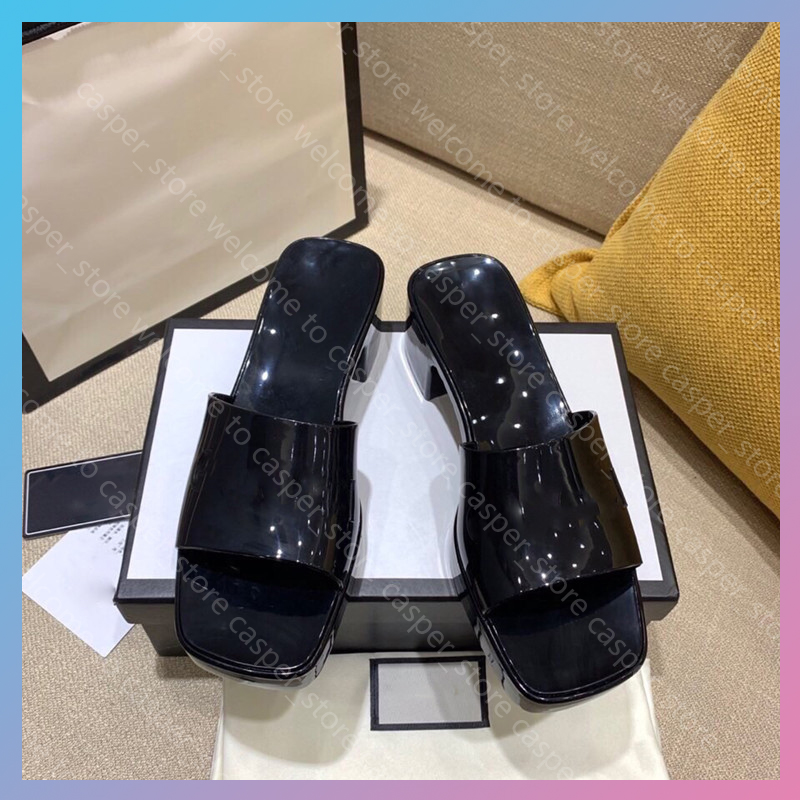 

5.5 cm heels Sandals Luxurys Designers Women Sandals Slides Beach Sliders Sandalias Wedges Sandale Shoes Luxury Slide Des Sandales Flip, Extra cost