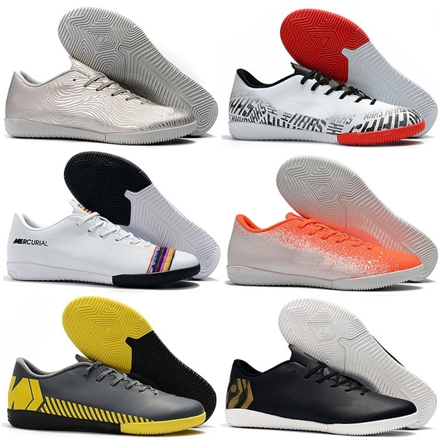 

Dropping Shipping Mens Low Ankle VAPORXS 12CLUB TF Football Shoes Best Quality CR7 Sports Designer Turf Soccer Boots Cleats 2019 Size36-46, As photo 5