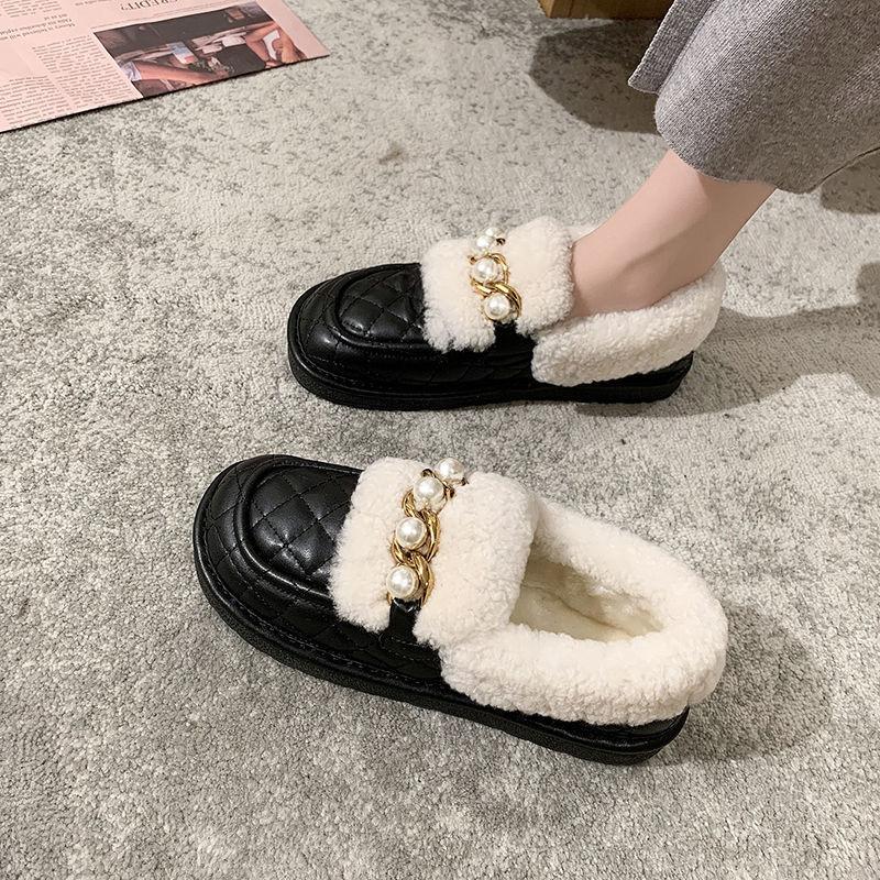 

Boots Wool Shoes Women Wear 2021 Cotton In And Snow Women's, Black