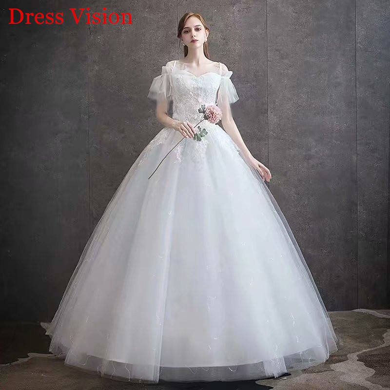 

2021 Arrival Lace Sweetheart Collar Vestido Noiva Wedding Dres Soiree Bride to Be Robe De Marie Ifgu, Same as image