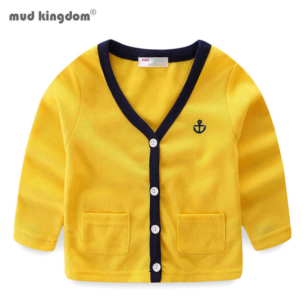 

Mudkingdom Boys Sweaters Spring Autumn Clothes Long Sleeve Knitted Sweater Toddler Cardigan Kids 210615, Green