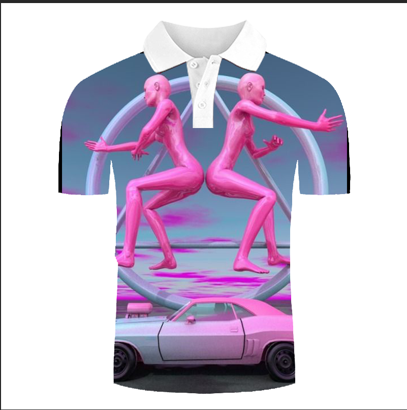 

Mannequin pattern men's 3D printed T-shirt visual impact party top punk goth round neck high quality American muscle style short sleeves, White;black